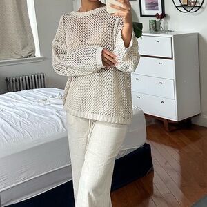 crochet light sweater